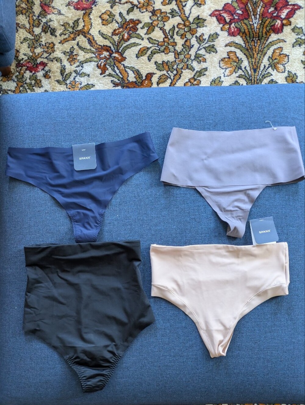 Lot of 4 Spanx Underwear Shapewear Thong High Waist Underwear